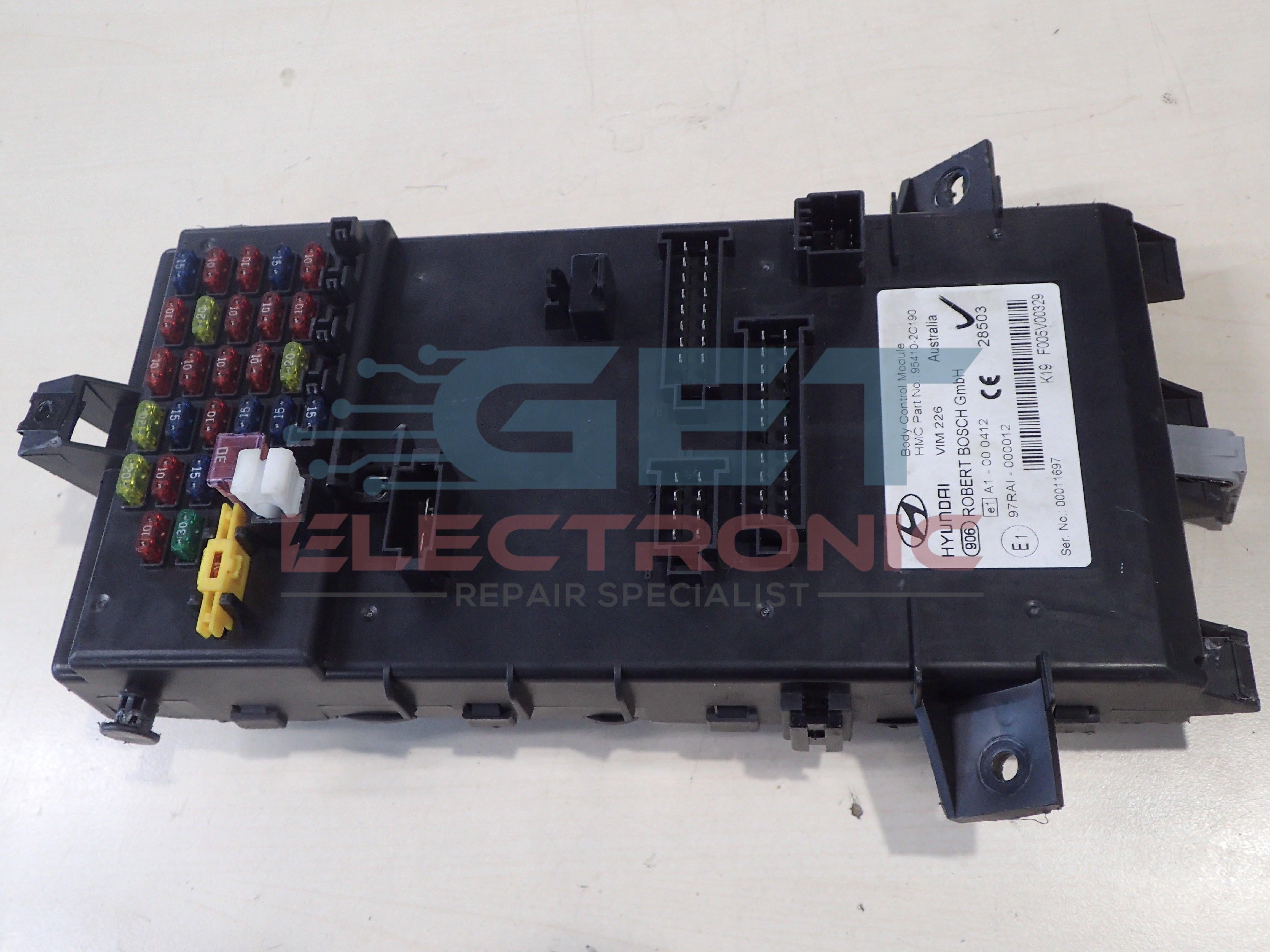 Hyundai Coupe, Tiburon, 2003-2008, 30-08 BCM repair service. – Get