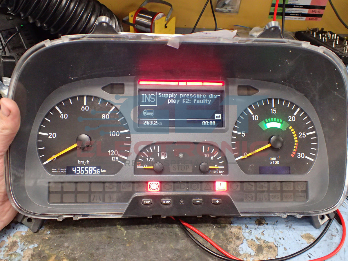 Mercedes Atego instrument cluster repair service Get Electronic NZ