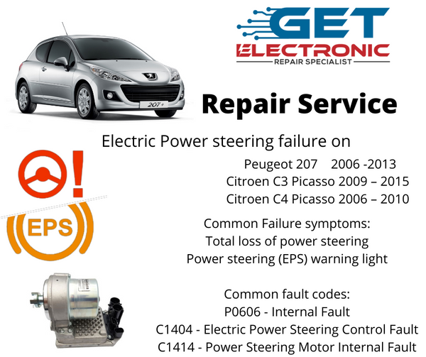 Peugeot 207 2006 – 2013 EPS - Electric power steering