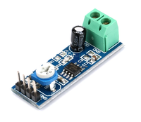LM386 Audio Power Amplifier Module Board 20 Times Gain Adjustable 10K Variable Resistor