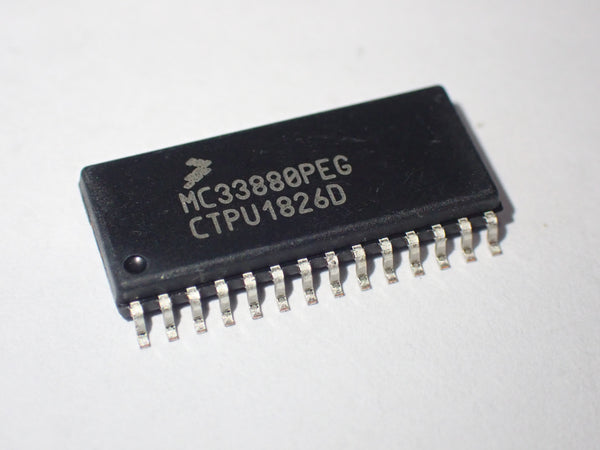 MC33880PEG, Configurable Octal Serial Switch with Serial Peripheral Interface I/O, SOIC-28