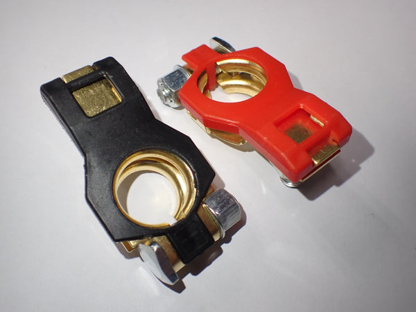 12V 2PC Brass Battery Terminal Connectors