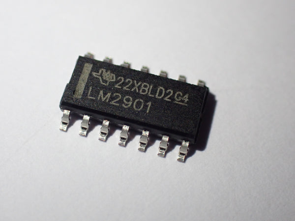 LM2901, Low power quad voltage comparator, SO-14