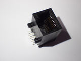 RJ45 jack connector PCB mount 90deg