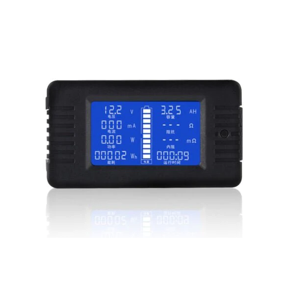 50A LCD Display DC Battery Monitor Meter 200V
