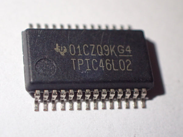 TPIC46L02, MOSFET driver Pre-fet driver, 6 channel, SSOP-28