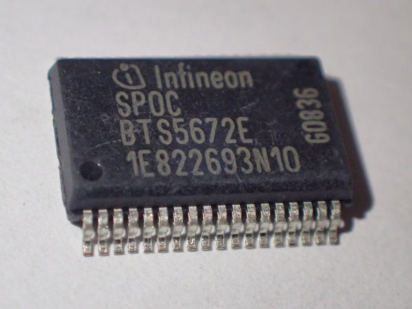BTS5672E, 6 channel SPI power controller,  DSO-36
