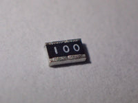 10Ohm resistor wide term wide format thick film