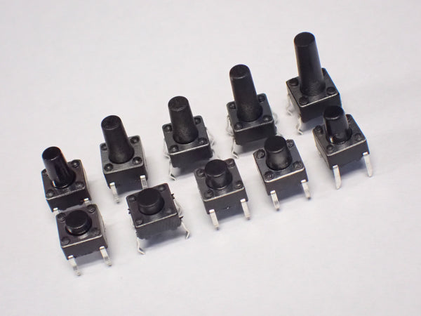 6x6mm Mini Tactile switches THT