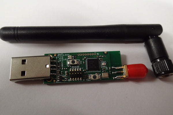 CC2531 zigbee USB evaluation module kit with SMA connector and antenna