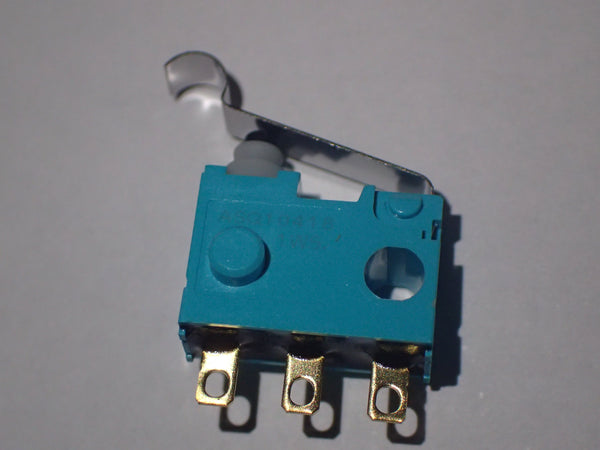 Microswitch, sealed, long hinge, PCB mount. Simulated roller lever ASQ10418