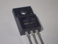 MBRF20200CT, MBRF 20200CT, Switchmode shottkey rectifier dual diode, TO-220