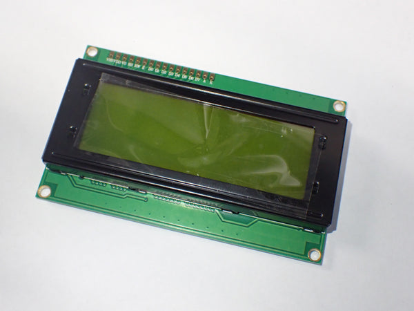 LCD2004A, 20x4 LED Display Module Yellow/Green