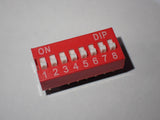 2.54mm pin Standard Profile DIP Switch's