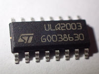 ULQ2003, Darlington transistor array 7Ch IC, NPN 50V, 0.5V, SOIC-16, SO-16