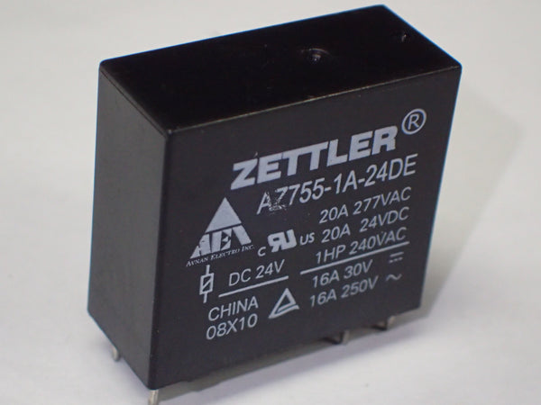 Zettler AZ755-1A-24DE, 24V SPST relay 16A