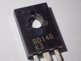 BD140, PNP transistor, 80V 1.5A, TO-126