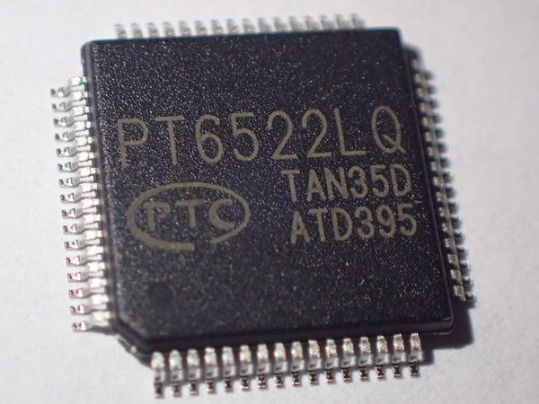 PT6522LQ, LCD driver IC, QFP-64