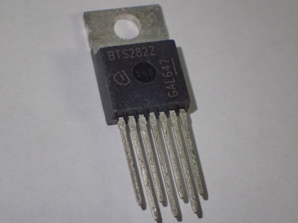 BTS282Z, Power mosfet, Tempfet, N Channel Mosfet with integrated temperature sensor, 49V 36A,  TO-220-7, TO-263-7
