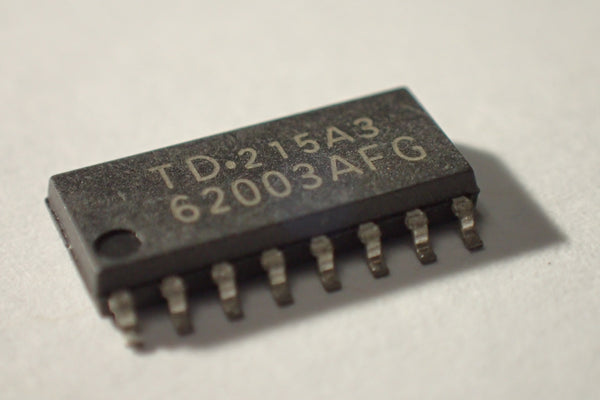 TD62003AFG TD215A3 L1D3T113 UXD1233D, Darlington transistor array, SOIC-8, SO-8