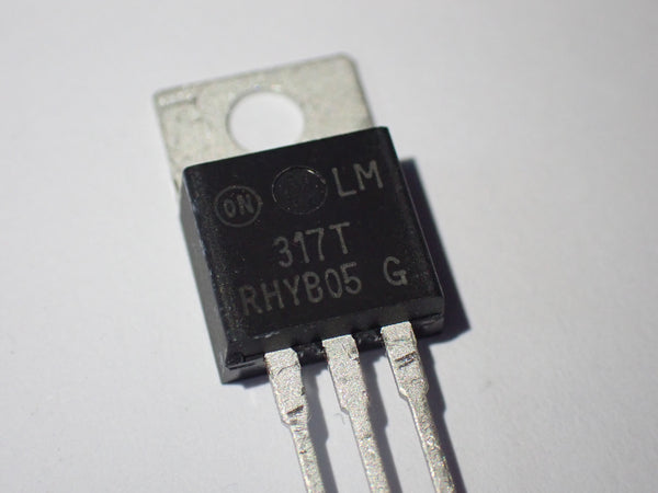 LM317T, Positive adjustable voltage regulator, 1.3V~37V, TO-220