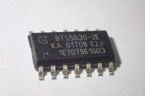 BTS5030-2E, dual smart high side driver switch, SOIC-14, SO-14