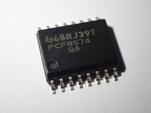 PCF8574, Remote 8-bit I/O expander for I2C-bus, DIP-16