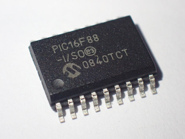 PIC16F88, 18-Pin Enhanced FLASH Micro controllers with nano Watt Technology, DIP-18