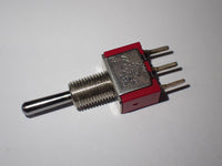 Micro Switch, Panel Mount, On-Off-On, SPDT, Solder Terminal