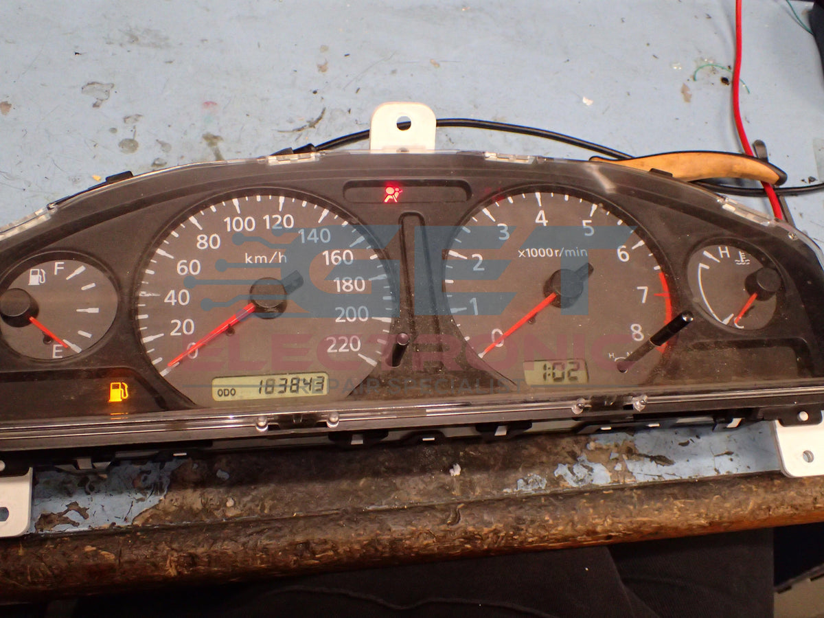 Nissan pulsar instrument cluster repair - Fuel gauge - SRS light – Get ...