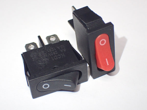 KDC01, SPST Ultra Mini Rocker Switch 8A 250V, 10A 125V