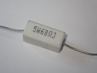 Through Hole Resistor, 6.8 Ohms ±5% 5W Wirewound