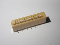 FPC Connector 12-pin Vertical - 1 Sided 0.039" (1.00mm) Surface Mount