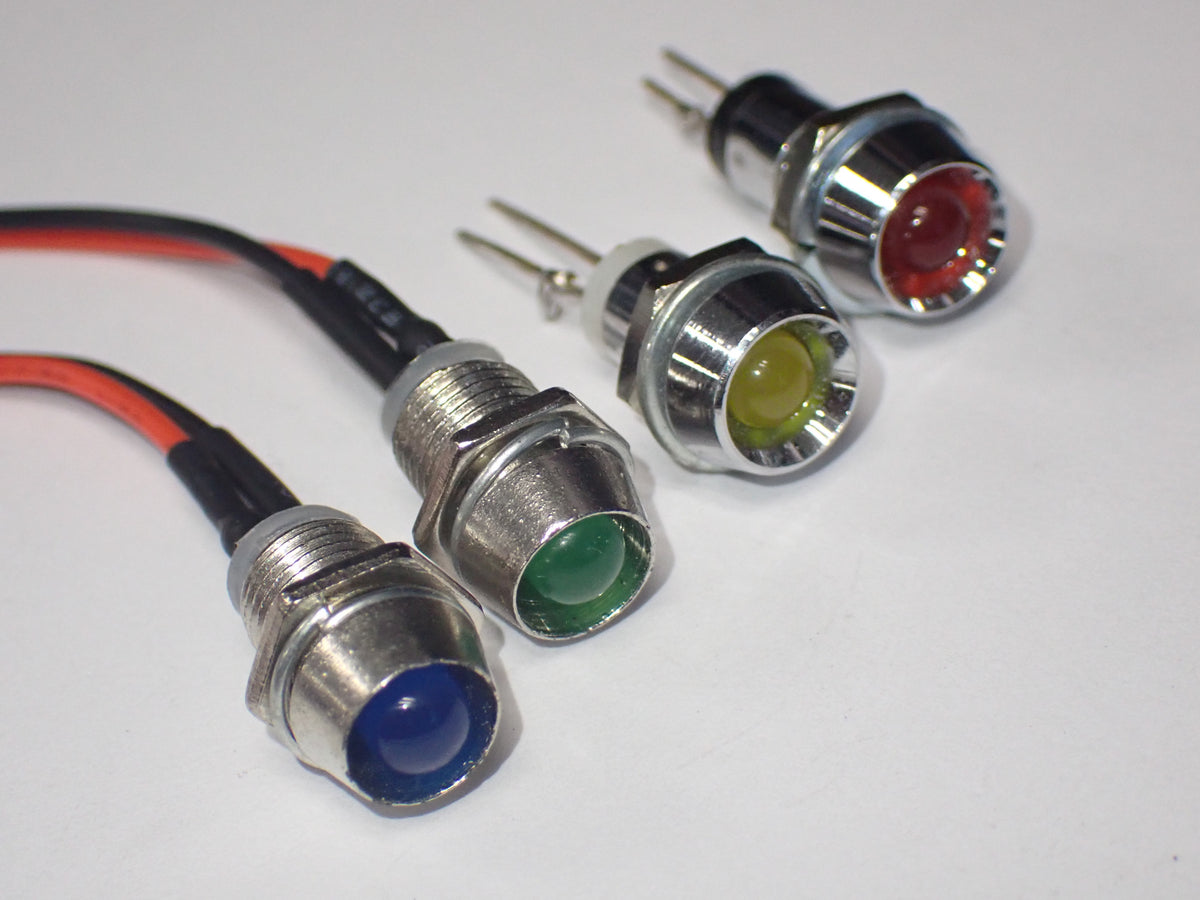 12V 10MM Panel Mount LED Indicator – Get Electronic NZ