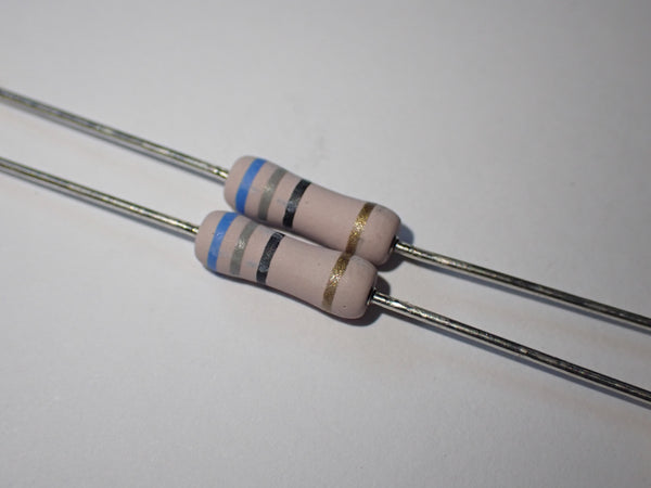 MOS2CT52A680J, 2W 68kΩ reduced size metal oxide power type leaded resistor