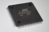 Atmel ATMEGA128A, 8 Bit AVR microcontroller, QFP-64