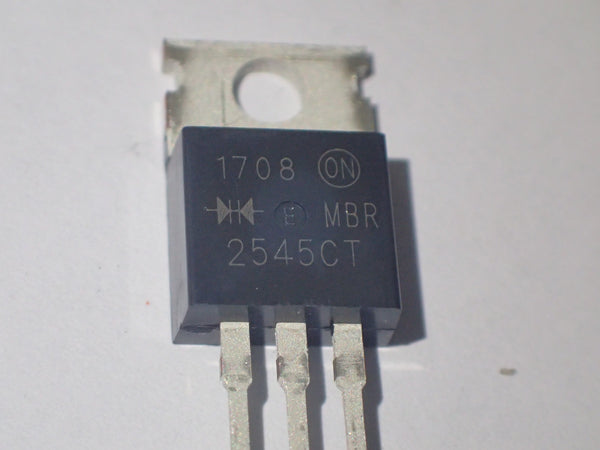 2545CT dual Schottky diode, 45V 2x15A, TO-220