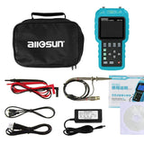 All Sun EM155A 50MHZ 200MSa/S 3in1 Professional Portable Digital Oscilloscope+ Multimeter+ Signal Generator USB ColorLCD Display